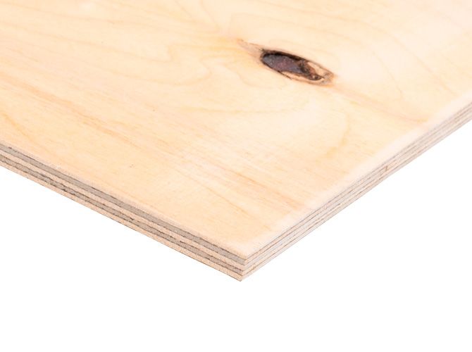 Фанера ФСФ 6,5мм 2440х1220 мм сорт 4/4 нешлифованная березовая влагостойкая