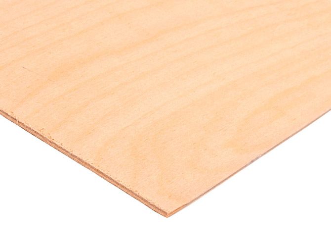 Фанера ФСФ 4мм 2440х1220 мм сорт 1/2 шлифованная Ш2 березовая влагостойкая