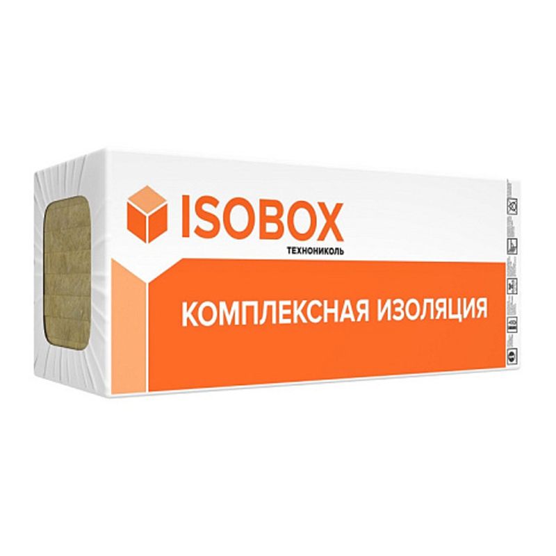 Утеплитель ISOBOX Инсайд 45 базальтовая плита 1200х600х50мм