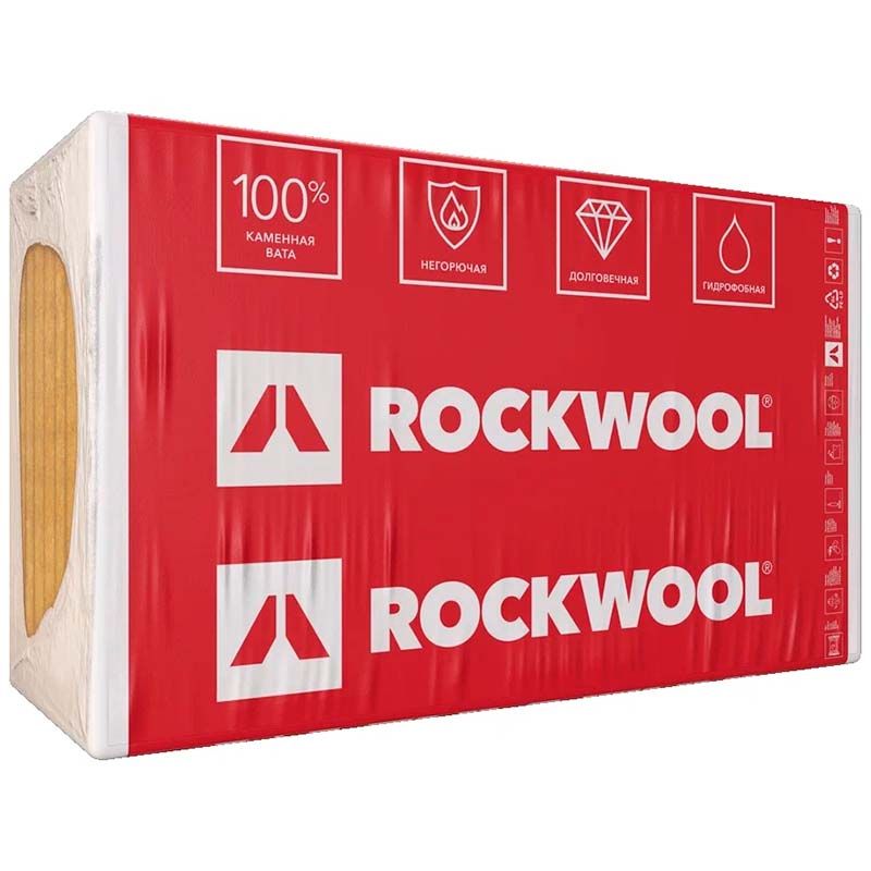 Утеплитель Rockwool Венти Баттс базальтовая плита 1000х600х50мм