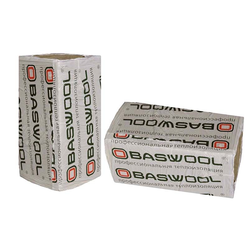 Утеплитель BASWOOL Фасад 100 базальтовая плита 1200х600х50мм