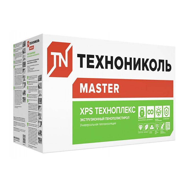 Пенополистирол экструдированный 100мм 1180х580мм ТН XPS Техноплекс Г4