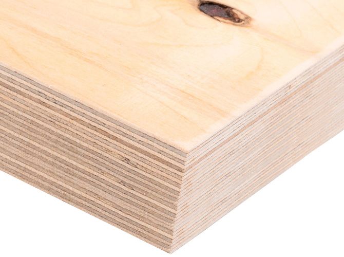 Фанера ФСФ 40мм 2440х1220 мм сорт 4/4 нешлифованная березовая влагостойкая