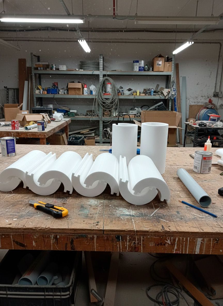 Утеплитель Скорлупа ППС размер 57х50мм