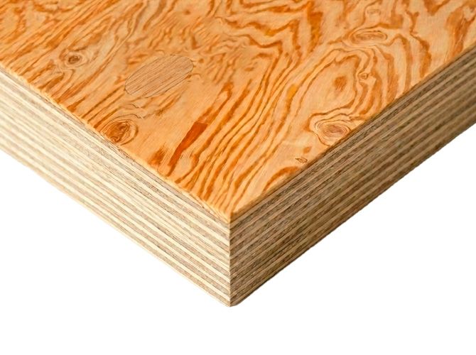 Фанера ФСФ 30 мм 2440х1220 мм сорт 1/3 шлифованная хвойная влагостойкая Larch Лиственница