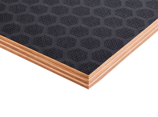 Фанера ФОФ сетчатая 9мм 2500х1250 мм сорт 1/1 березовая 120/120 HEXA