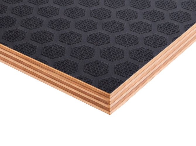 Фанера ФОФ сетчатая 12мм 2500х1250 мм сорт 1/1 березовая 120/120 HEXA