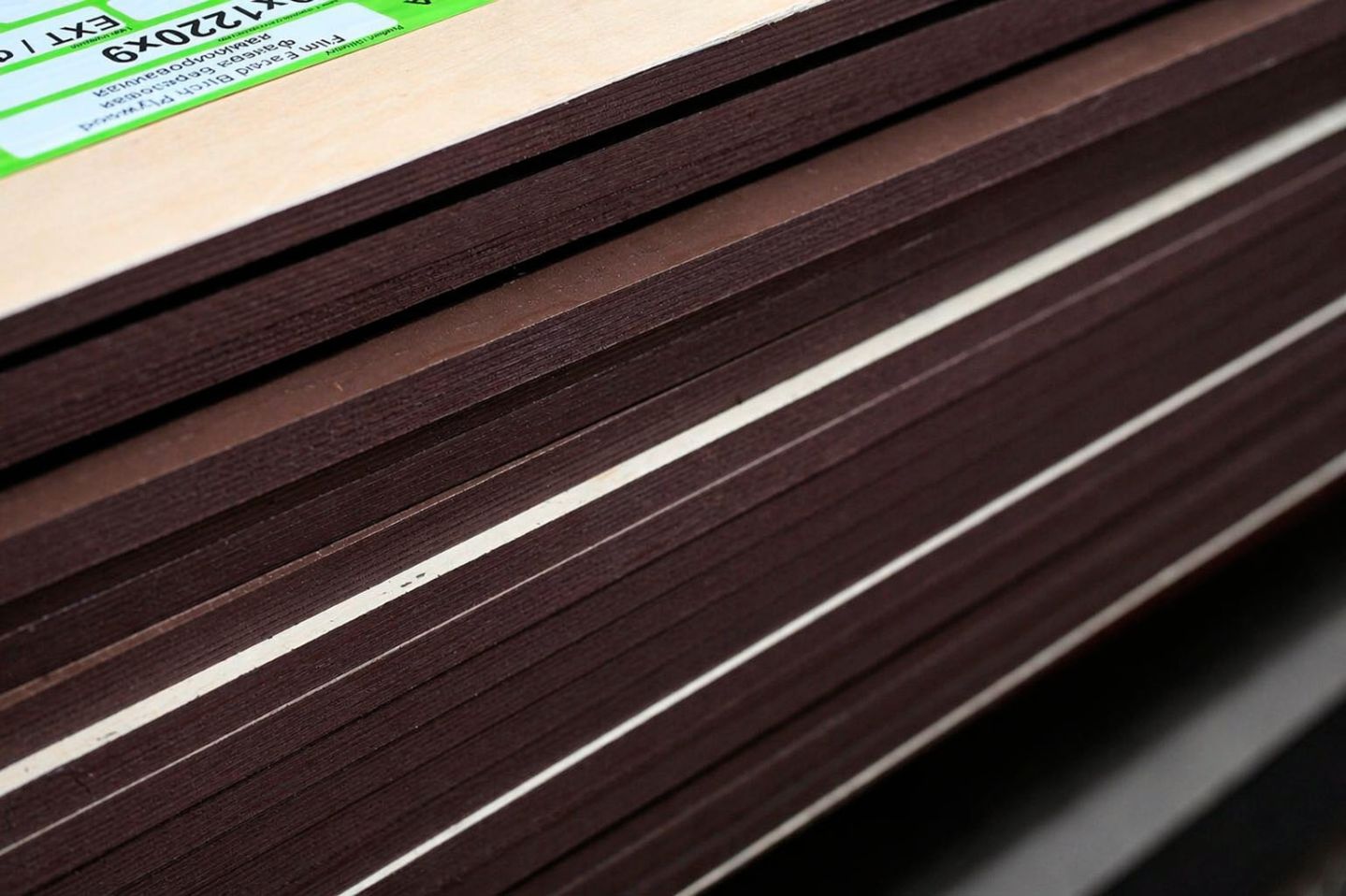 Фанера ФОФ ламинированная 24мм 2500х1500 мм сорт 1/1 березовая